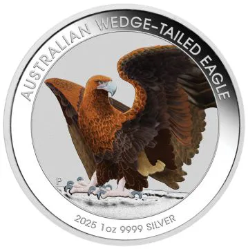 2025 1 oz Australia Silver Australian Wedge-Tailed Eagle UN