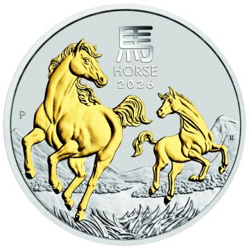 2026 1 oz Australia Silver Lunar Horse