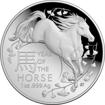2026 1 oz Australia Silver Lunar Horse PP