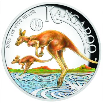2026 1 oz Australia Silver Australian Kangaroo PP