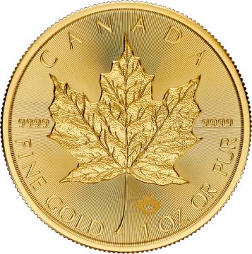 2026 1 oz Canada Gold Maple Leaf Freshly minted