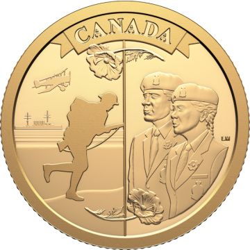 2026 1/4 oz Canada Gold 100th Anniversary of The Royal Canadian Legion PP