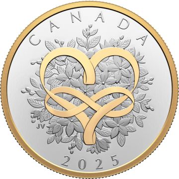 2025 31.39g Canada Silver 2025 31.39g Canada Silver Celebrate Love PP PP