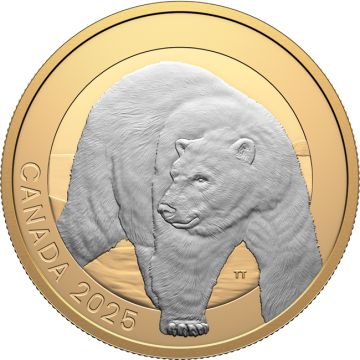 2025 31.38g Canada Silver 2025 31.38g Canada Silver Polar Bear PP PP