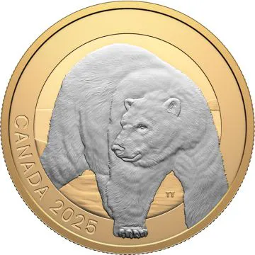 2025 1 oz Canada Silver Polar Bear PP