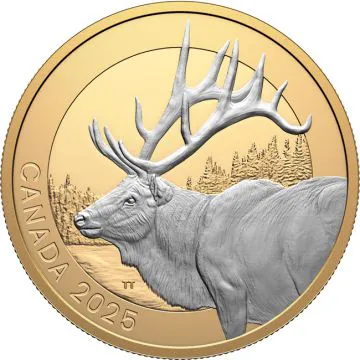 2025 1 oz Canada Silver Elk PP