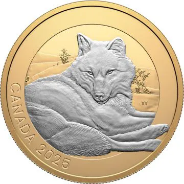 2025 1 oz Canada Silver Grey Wolf PP