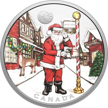 2025 31.38g Canada Silver 2025 1oz Canada Silver Dear Santa Coin PP