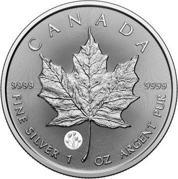 2026 1 oz Canada Silver 2026 1oz Silver Treasured Maple Leaf Coin BU