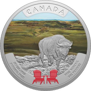 2026 31.38g Canada Silver 2026 1oz Canada Silver Canada’s National Park– Grasslands Silver Coin PP