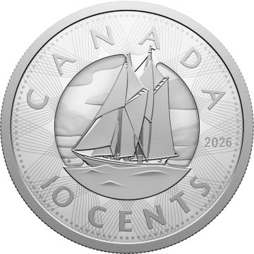 2026 111.64g Canada Silver Multilayered Bluenose PP