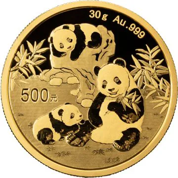 2025 1 oz China Gold Panda Freshly minted