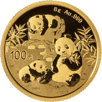 2025 1/4 oz China Gold Panda Freshly minted