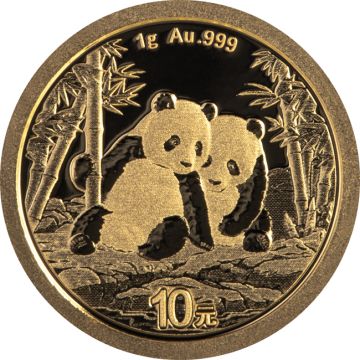 2026 1g China Gold Panda 1 g Gold 2026 Freshly minted