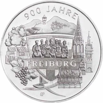 2020 1/2 oz Germany Silver 900 Years Freiburg BU