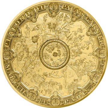 2025 1/4 oz France Gold 2025 1/4oz Gold Ceilings of the Palais Garnier 50€ Coin PP