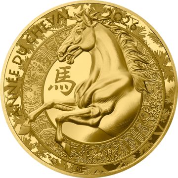 2026 1/4 oz France Gold 2026 1/4oz Gold Year of the horse 50€ Coin PP