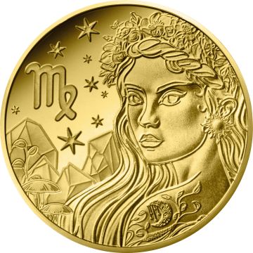 2026 0.50g France Gold 2026 France Astrological signs - Virgo 5€ Coin PP