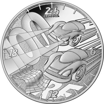 2023 155.34g France Silver 2023 5oz France Silver 24 Hours of Le Mans PP PP