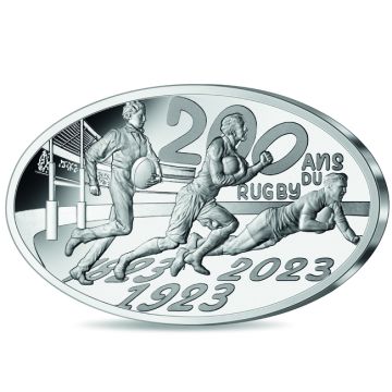 2023 14.68g France Silver 2023 14.68g France Silver 200 Years of Rugby PP PP