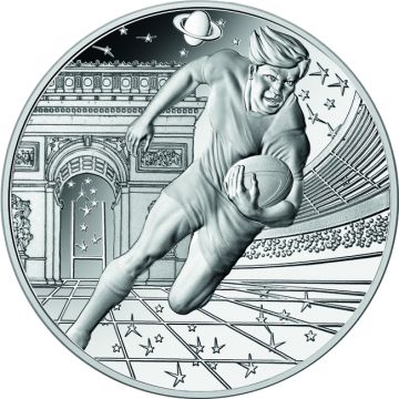 2023 22.18g France Silver 2023 22.18g France Silver Rugby World Cup PP PP