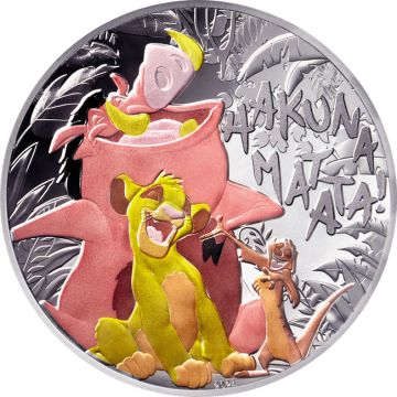 2024 22.18g France Silver 2024 22.20gm  France Silver 30 Years King of Lions Color PP