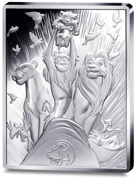 2024 22.18g France Silver 2024 22.17gm  France Silver 30 Years King of Lions Rectangle PP