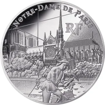 2025 1/2 oz France Silver Notre Dame PP