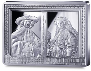 2025 99.90g France Silver 2025 100gm  France Silver Marten Soolmans and Oopjen Coppit Portrait PP