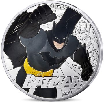 2025 4.33g France Silver 2025 4.33g France Silver Batman UN UN