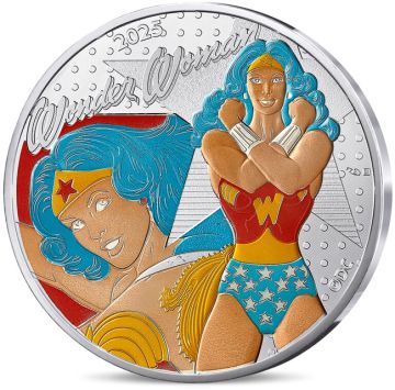 2025 31.50g France Silver 2025 31.50g France Silver Wonder Woman Vintage UN UN