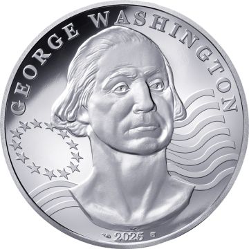 2025 2 oz France Silver 2025 2 oz France Silver George Washington PP PP
