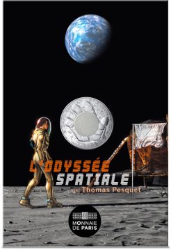 2025 4.33g France Silver 2025 13gm  Silver The Space Odyssey with Thomas Pesquet  The Moon 10€ Coin UN