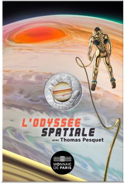 2025 4.33g France Silver 2025 13gm  France Silver The Space Odyssey with Thomas Pesquet Jupiter 10€  Coin UN
