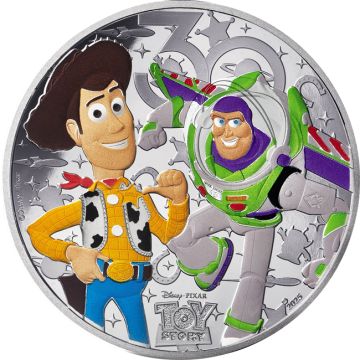 2025 22.18g France Silver 2025 22.20gm France 10€ silver Toy Story PP