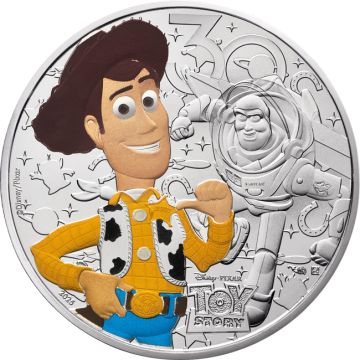2025 4.33g France Silver 2025 13gm France  10€ Silver coin Toy Story UN