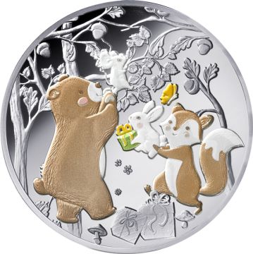 2026 11.99g France Silver My first coin colorized coin - Proof quality PP