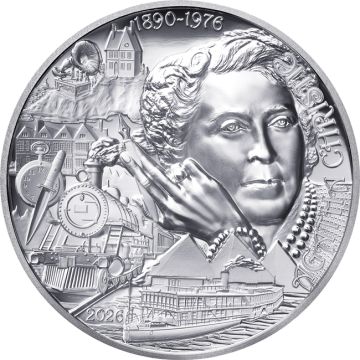 2026 1 oz France Silver Art of the Quill – Agatha Christie PP
