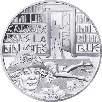 2026 22.18g France Silver 2026 22.20gm France Silver  Art of the Quill – The body in the Library PP