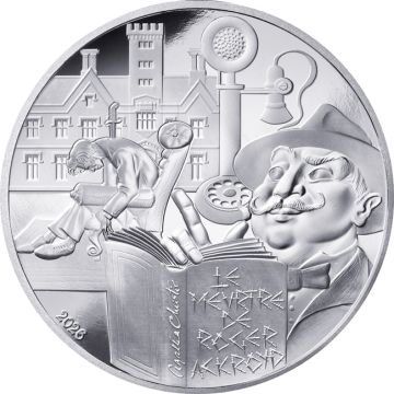 2026 22.18g France Silver Art of the Quill – The Murder of Roger Ackroyd Coin PP