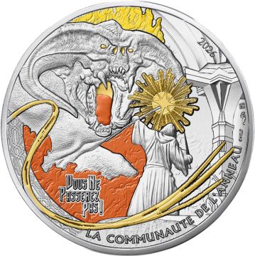 2026 4.33g France Silver Gandfal fights the Balrog UN