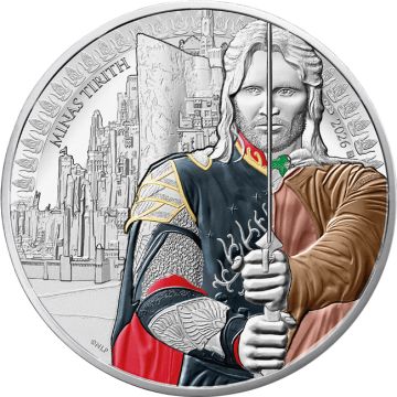 2026 31.50g France Silver Aragorn and Minas Tirith UN
