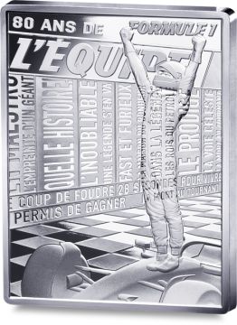 2026 22.18g France Silver 80 YEARS L'ÉQUIPE - FORMULA 1 PP