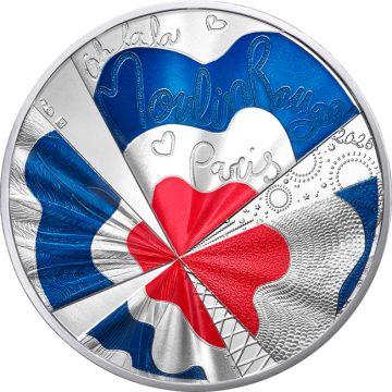 2026 4.33g France Silver Moulin Rouge UN