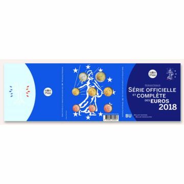 2018 France Copper-Nickel 2018 France Copper-Nickel Course Set Copper-Nickel BU BU