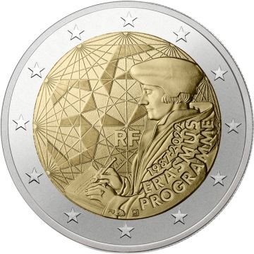 2022 France Copper-Nickel 2022 France Copper-Nickel 35 Years of Erasmus Program UNC UNC