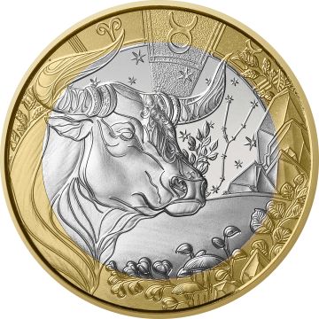 2026 France Copper-Nickel 2026 France  Astrological signs - Taurus 5€ Coin UN