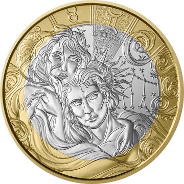 2026 France Copper-Nickel 2026 France Astrological signs - Gemini 5€ Coin UN