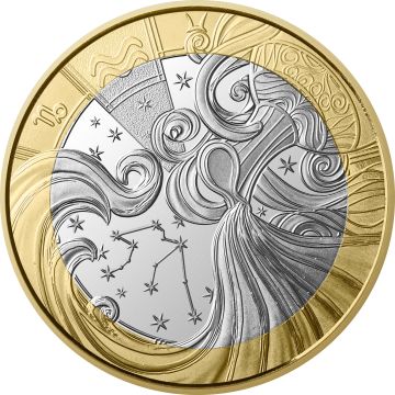 2026 France Copper-Nickel 2026  France Astrological signs - Aquarius 5€ Coin UN