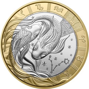 2026 France Copper-Nickel 2026  France Astrological signs - Pisces 5€  Coin UN